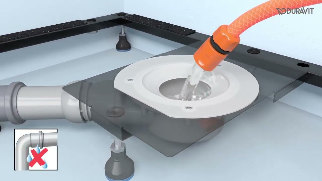 Duravit | série Tempano | instalace sprchové vaničky