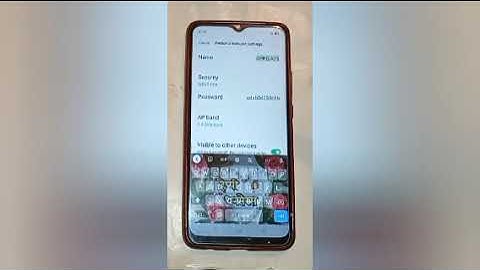 OPPO A77s, Hwo to change hotspot password in oppo a11,change hotspot password setting