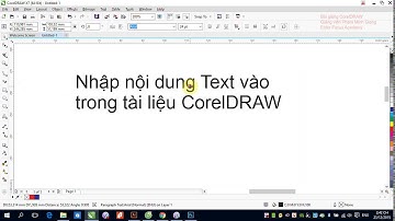 Text trong CorelDRAW