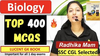 Lucent GK Book Top 400 MCQs of Biology by Radhika Mam 🔥 screenshot 3