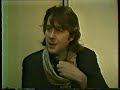 Capture de la vidéo Arno 1990 French Tv Tlm : Lyon, Le Transbordeur : Interview + Live