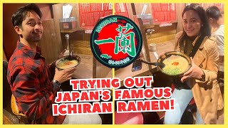 Ichiran Ramen Experience in Dotonbori Osaka | First Time Trying Japan's Famous Noodles!