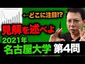 グラフ考察問題【英語】2021年 #名古屋大学 第4問*