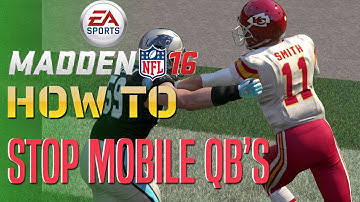 Madden 16 Tips  -  3 Ways To Stop Mobile QB
