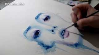 watercolor painting watercolour portraits drawing portrait artists lee soohyuk techniques plaything 1999 disney story collection besuchen tips aquarell