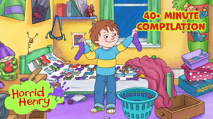 Henry TIDIES Up! What!? 😕 Horrid Henry Compilation | 40+ MINS | Cartoons for Kids