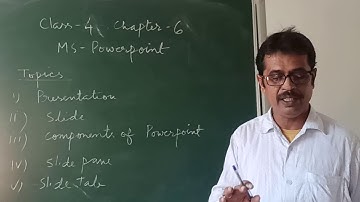 Class 4 Computer (ICSE) Chapter: 6 Part: 1