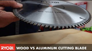 Wood vs Aluminium Cutting Blades explained