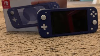 Unboxing Nintendo switch lite