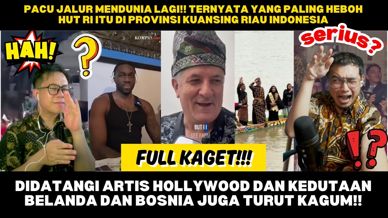 PACU JALUR MENJADI TUMPUAN DUNIA!!! DIDATANGI ARTIS HOLLYWOOD DAN KEDUTAAN BOSNIA