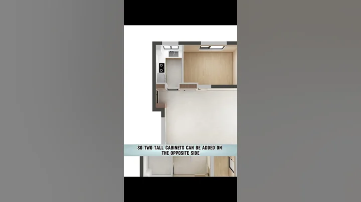 Converting a three bedroom apartment into a four bedroom apartment