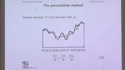 Multiple Speakers | Reexamination of non-hydrostatic formulations using the hydrostatic-pressure...