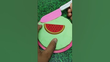 Squid Game Watermelon 🍉 Dalgona Cookie Made out of Kinetic Sand #shorts #squidgame #dalgona 281