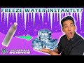 Super cooling howto turn water into ice almost instantly  impossible science at home