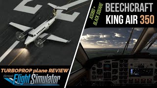 MSFS2020 • Beechcraft King Air 350 i + analog instruments • plane review • Turpoprop • FRANCE • LFOE