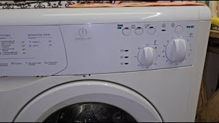 Washing machine Indesit WIA 101. Review