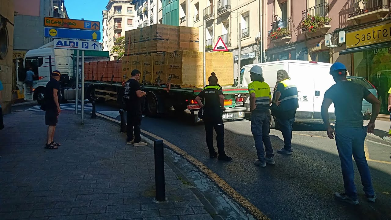 Trafiko gertakaria Arragueta kalean