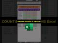 How to Use the COUNTIF Function in Excel | Count Specific Data Easily!