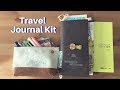 Travel Journal Kit | Minimal Art Supplies, Travelers Notebook + Hobonichi