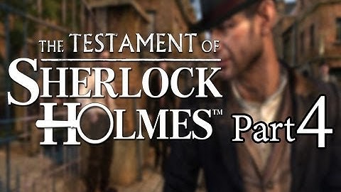 The Testament of Sherlock Holmes Walkthrough - Part 4 Chess & Checkers