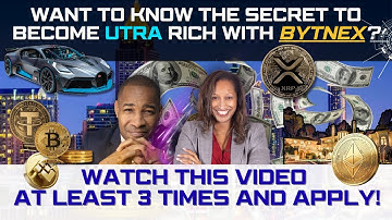 How to become ULTRA RICH with Bytnex! Watch this video at least 3 times! #cryptex #bytnex #crypto