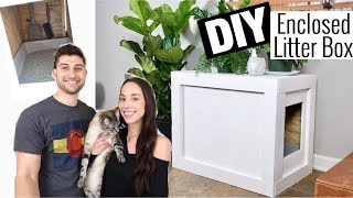 DIY Enclosed Litter Box *Inexpensive*