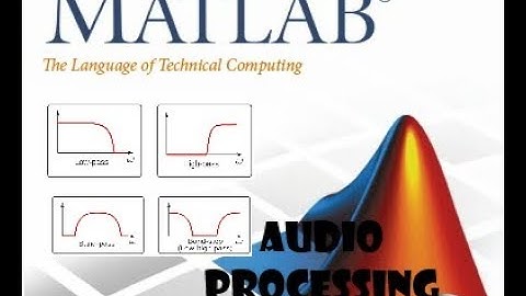 Audio Signal Processing using Filter (LP, HP, BP, BS) | MATLAB Tutorial