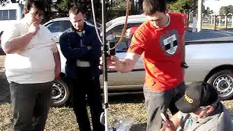 Magnetic Loop Antenna. Fenarcom brazil July 2008  video by PU2PXY