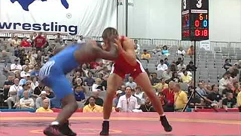 2007 World Team Trials 60 kg Shawn Bunch v/s Zach ...
