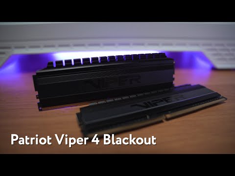 Обзор и разгон памяти Patriot Viper 4 Blackout 4000 MHz (PVB416G400C9K)