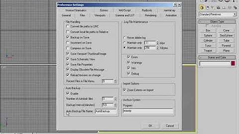 HOW TO: Use the Auto Backup Feature (01) // 3DS MAX Tutorial