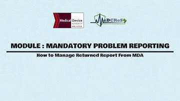 [ MeDCReSt ] MPR Module - 9) How to Manage Returned Report from MDA