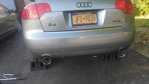 A4 B7 ECS tuning Cat-Back performance system