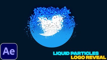 Liquid Particles Logo Reveal Tutorial in After Effects | Trapcode Particular 18