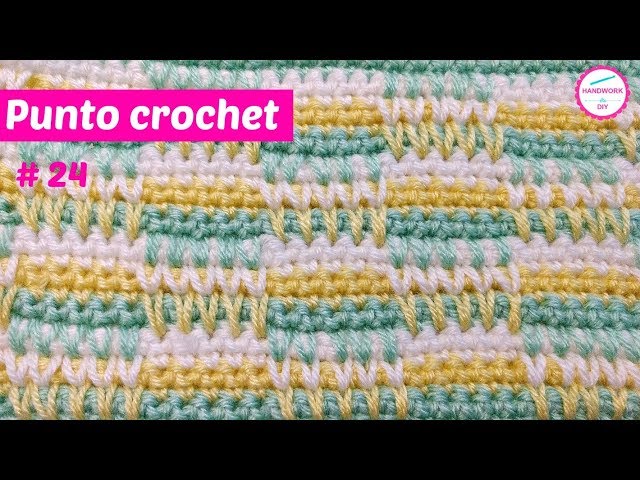 PUNTO FANTASIA CROCHET PASO A PASO  24