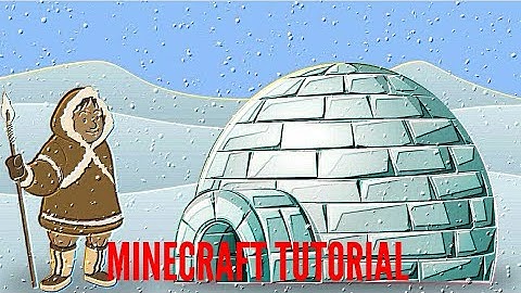[Minecraft] how to build a igloo with THE BASEMENT