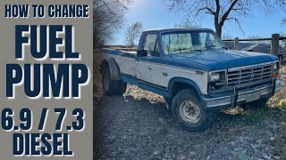 How To Replace A Fuel Pump On a 6.9 / 7.3 idi Diesel