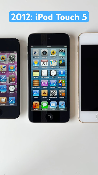 Every iPod Touch Ever Slide To Unlock