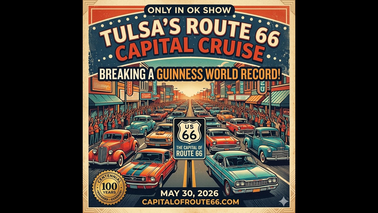 Tulsa’s Route 66 Capital Cruise: Breaking a Guinness World Record