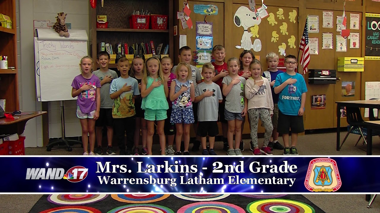 2019 Warrensburg Latham Mrs Larkins 2nd Grade YouTube