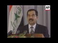خطاب الرئيس العراقي صدام حسين بمناسبة الذكرى الخامسة لحرب ام المعارك عام 1996 