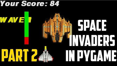 SPACE INVADERS USING PYGAME || PART 2 || 3DV vlogs