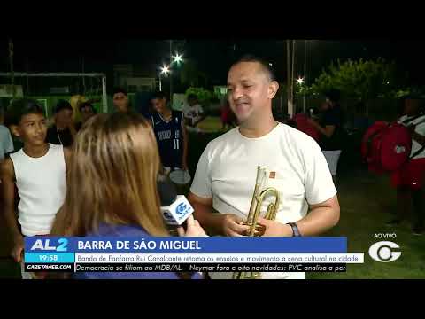 Banda de Fanfarra Rui Cavalcante retoma ensaios na Barra de São Miguel - 16/03/2026