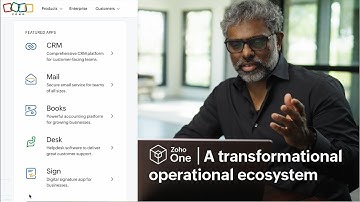Zoho One | A transformational operational ecosystem