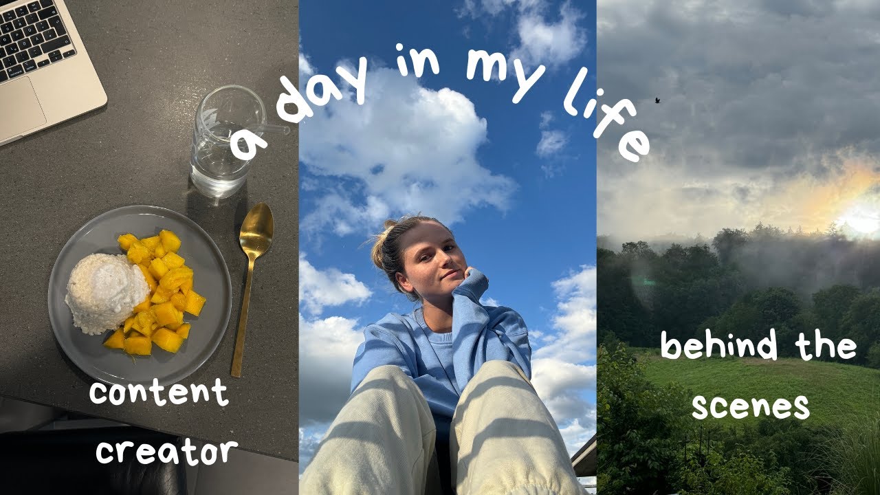A DAY IN MY LIFE, behind the scenes als content creator - YouTube