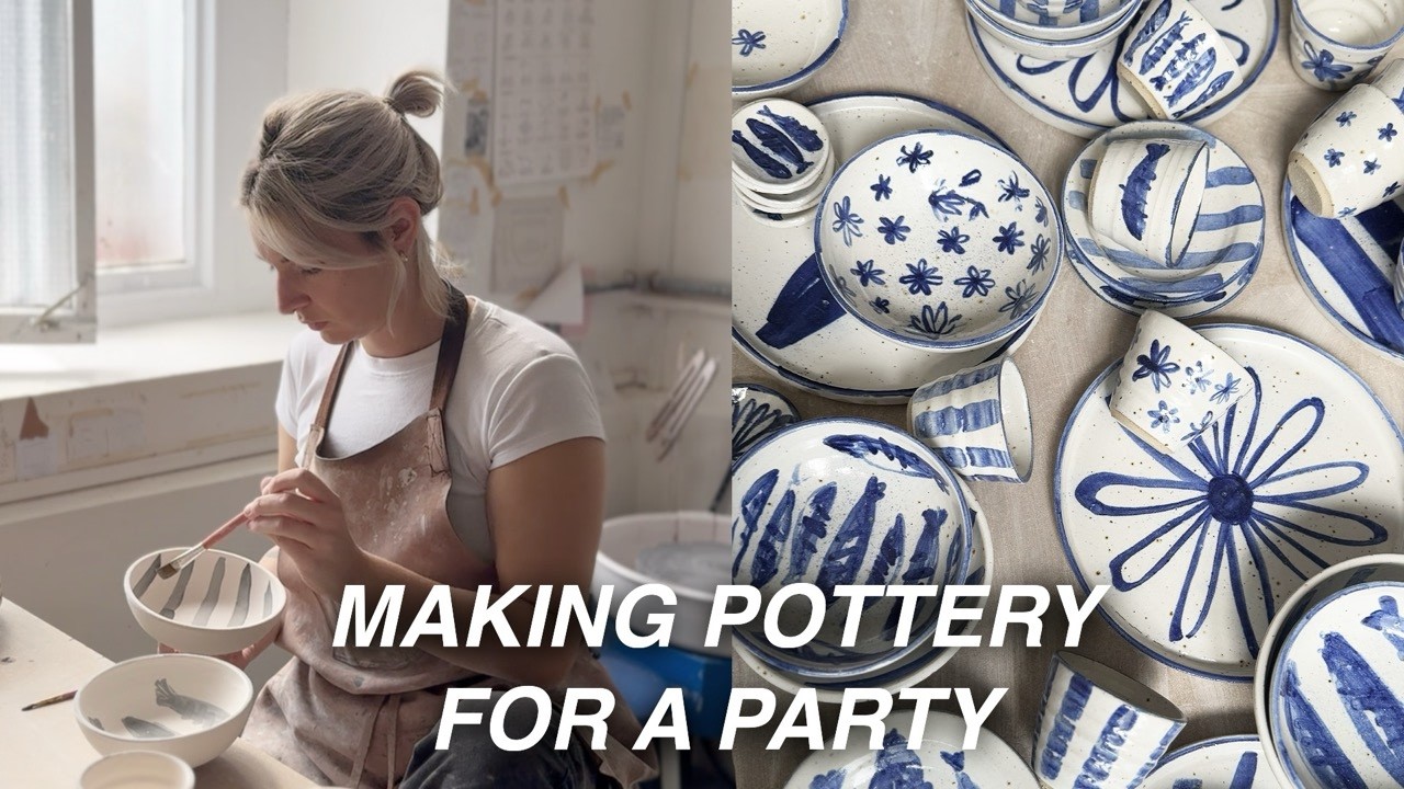 I didn't have enough cups for my birthday - so I made some