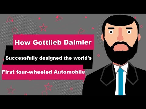 Gottlieb Daimler Biography | Animated Video | Designed the world&rsquo;s First four-wheeled Automobile