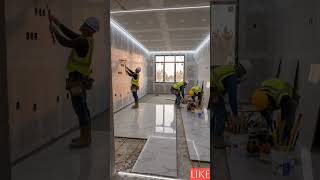 Luxury Living Room Transformation 😱 From Ruins to Dream Space #Timelapse#shortvideo #trending #viral