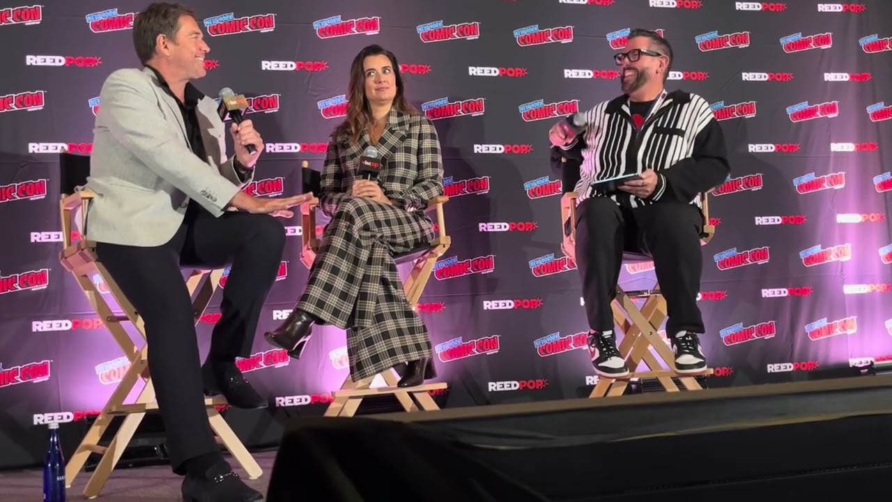 NYCC 2025: NCIS Тони и Зива, панельная дискуссия P1 — Майкл Уэзерли, Кот де Пабло, модератор Дэми...