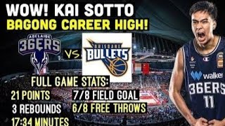 Kai Sotto Career High NBL Highlights